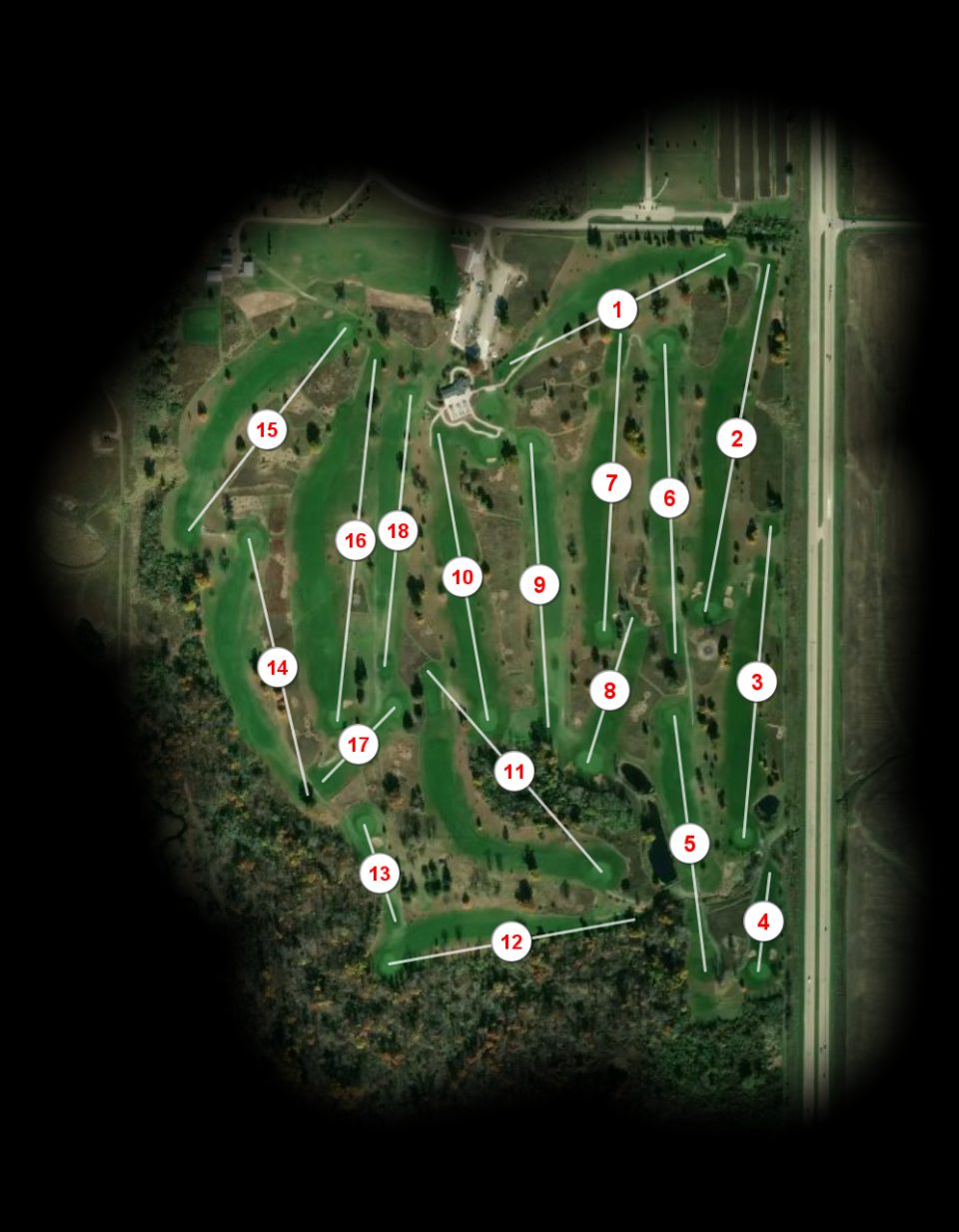 Squaw Creek Golf Course course overview