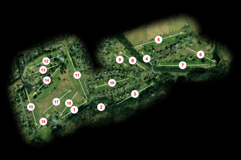 Glenrochie Country Club course overview