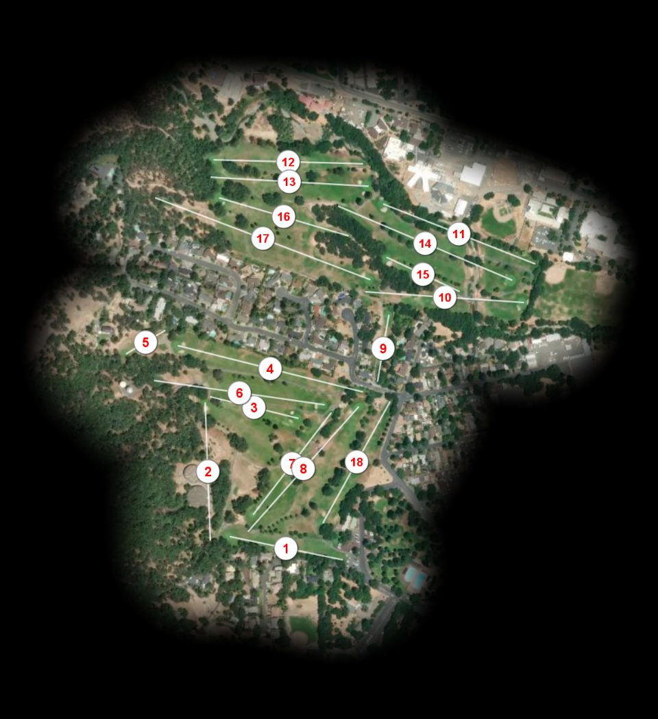 Ukiah Valley Golf Course course overview
