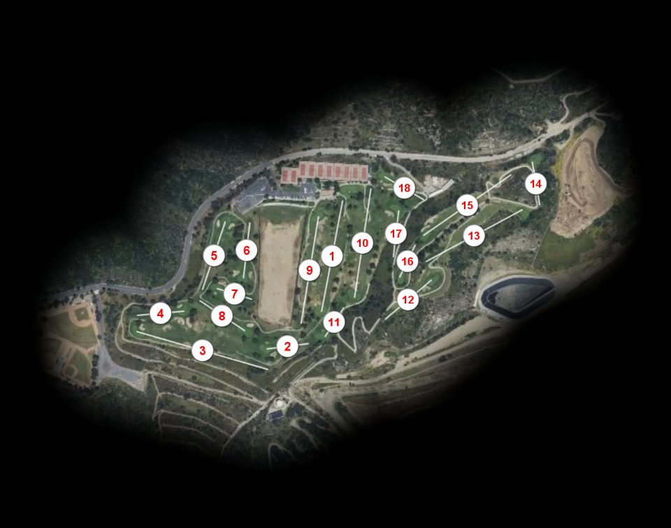 Scholl Canyon Golf & Tennis Club course overview