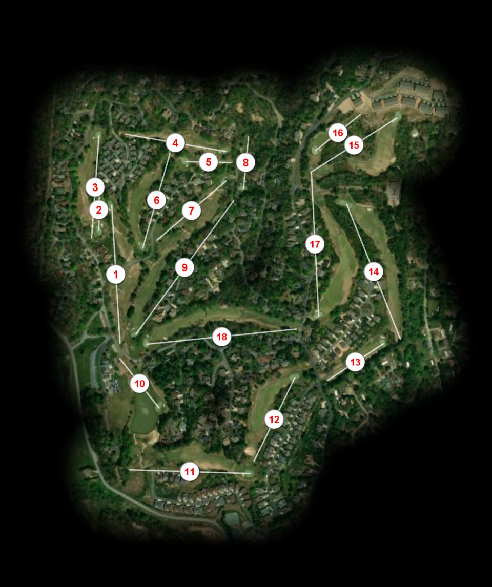 Cummings Cove Golf & Country Club course overview