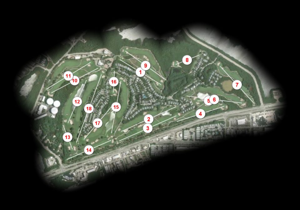 Key West Golf Club course overview