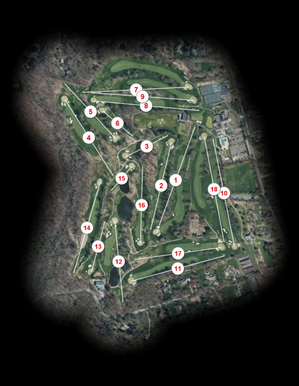 Rolling Hills Country Club course overview