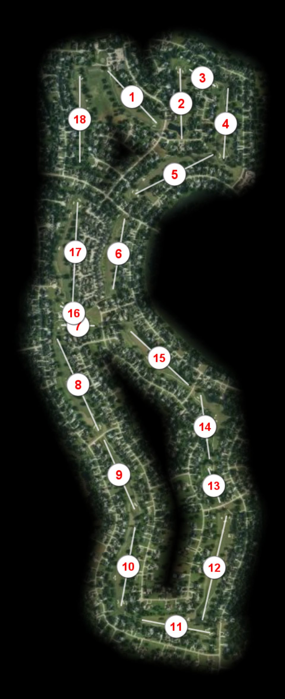 Weston Lakes Country Club course overview