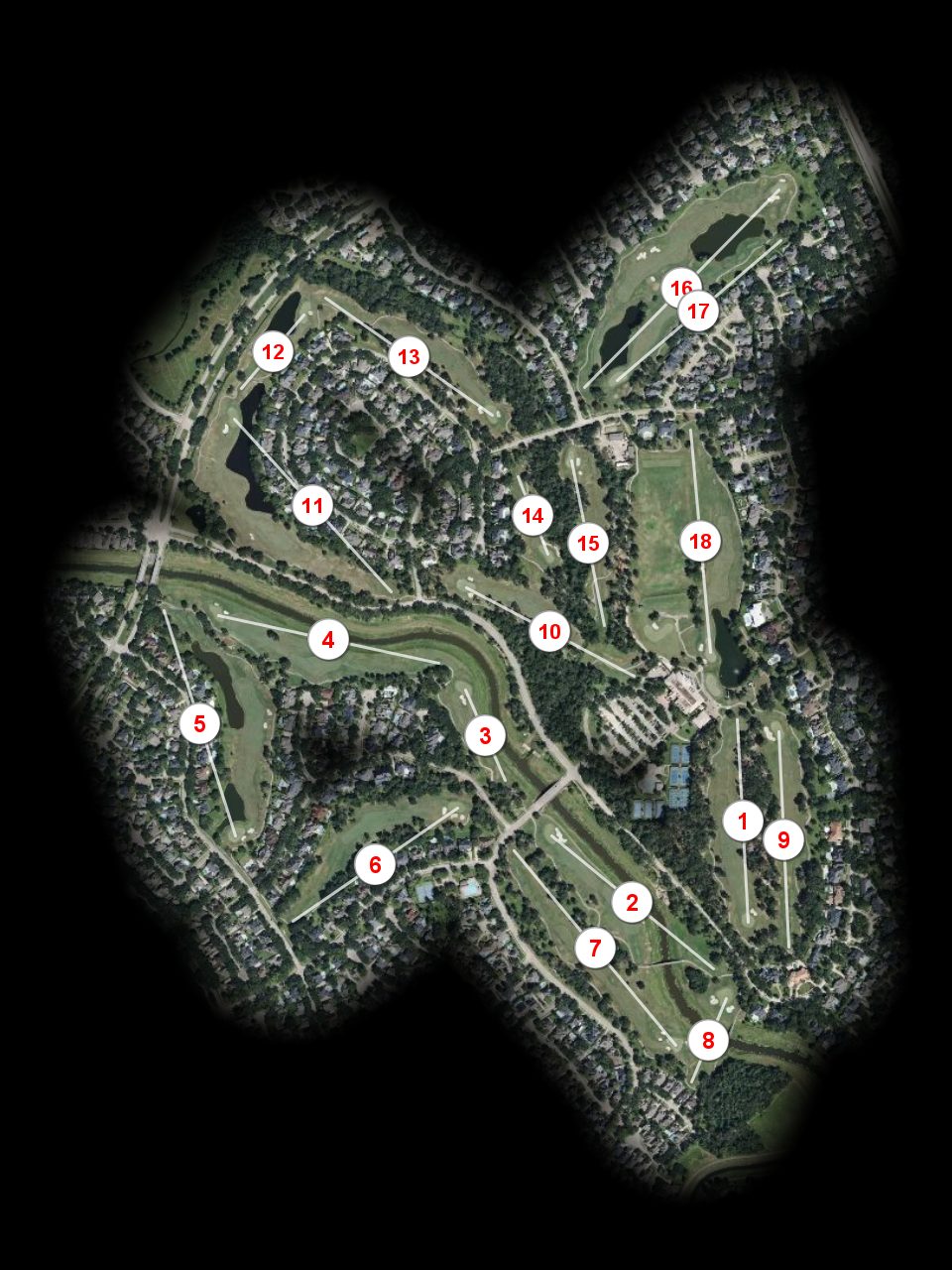 Bay Oaks Country Club course overview