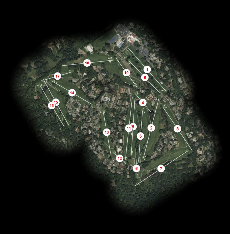 Castlewood Country Club Hill course overview