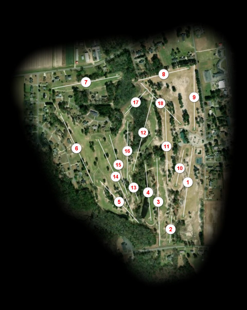 Roanoke Country Club course overview