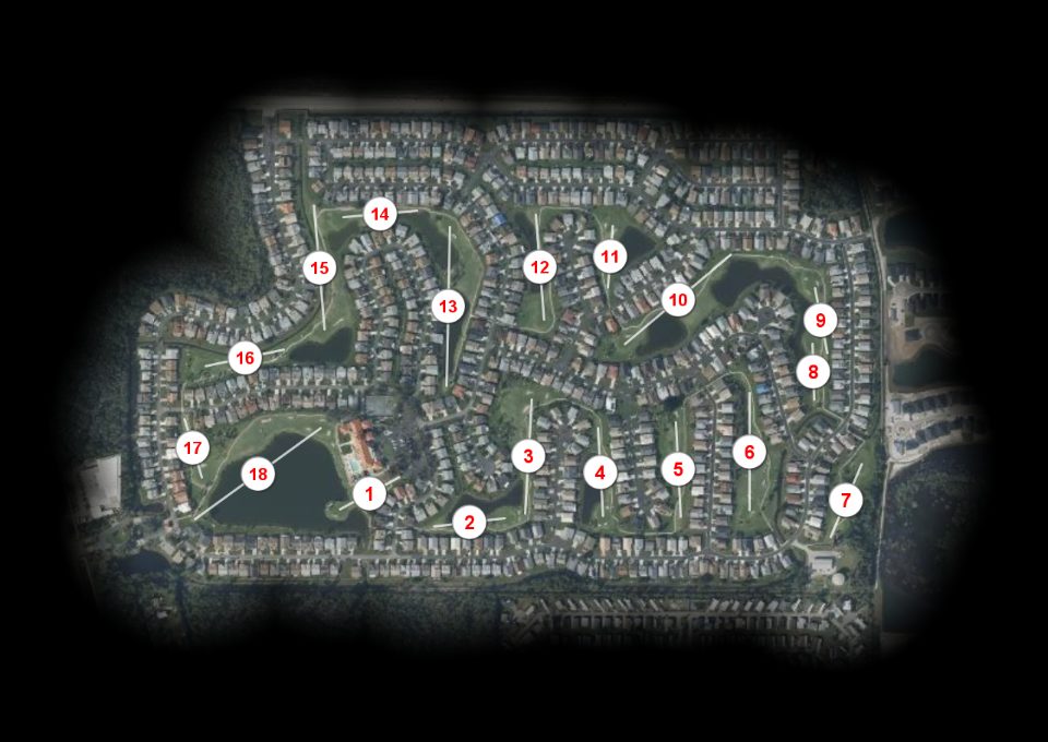 Sabal Springs Golf and Racquet Club course overview