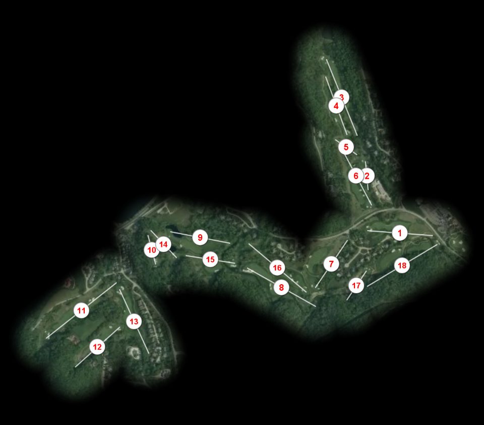 Country Club of St Albans Tavern Creek course overview