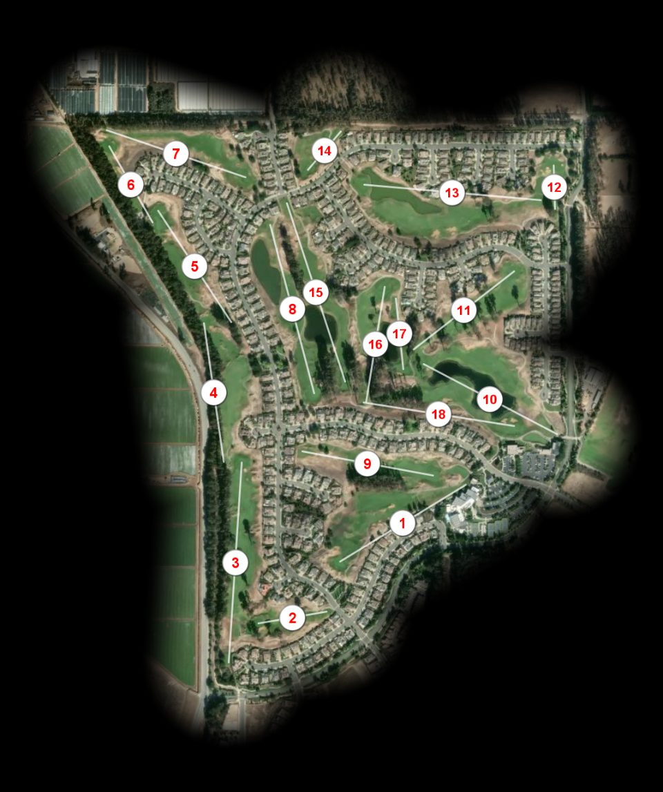 Monarch Dunes Golf Club Old course overview