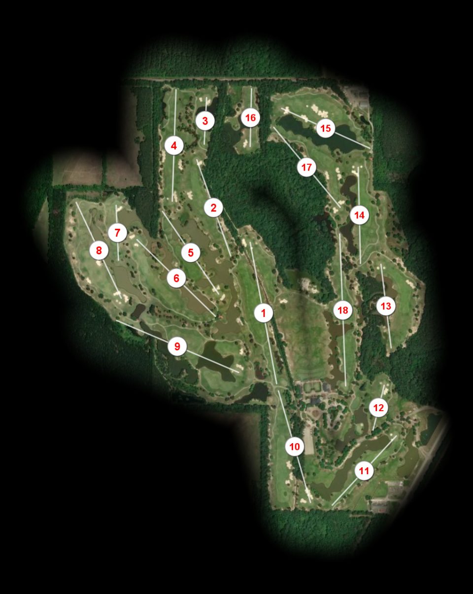Koasati Pines at Coushatta course overview