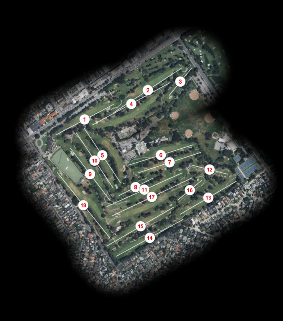 Rancho Park Golf Course course overview