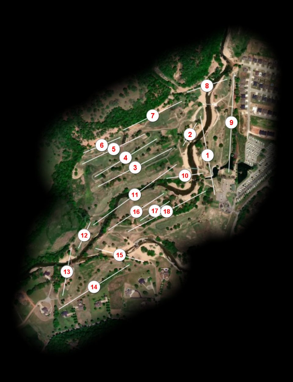 The Creeks Golf course overview