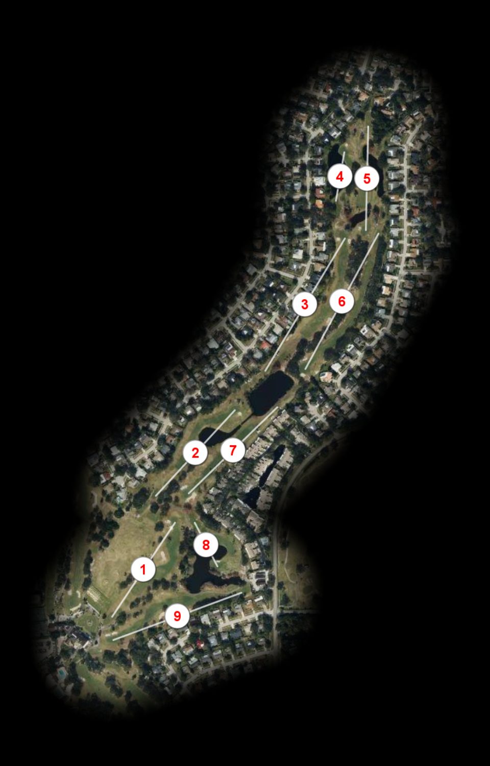 Lake nine at Countryside Country Club