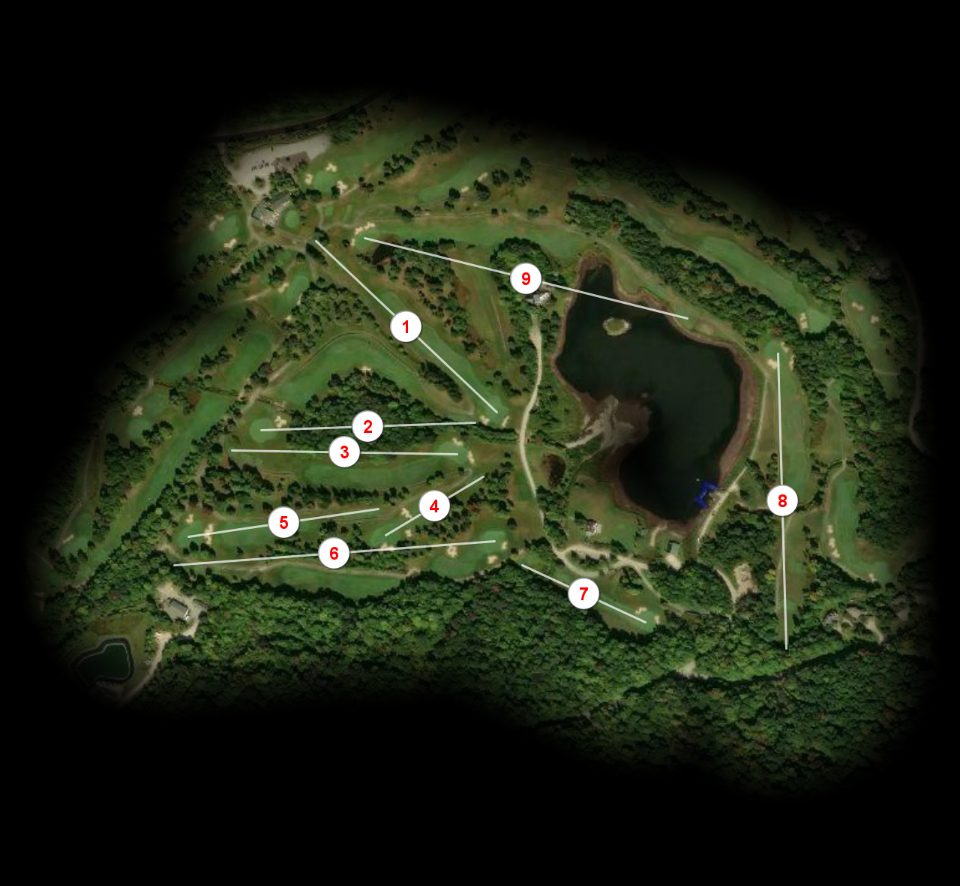 Lake nine at Stratton Mountain Golf Course