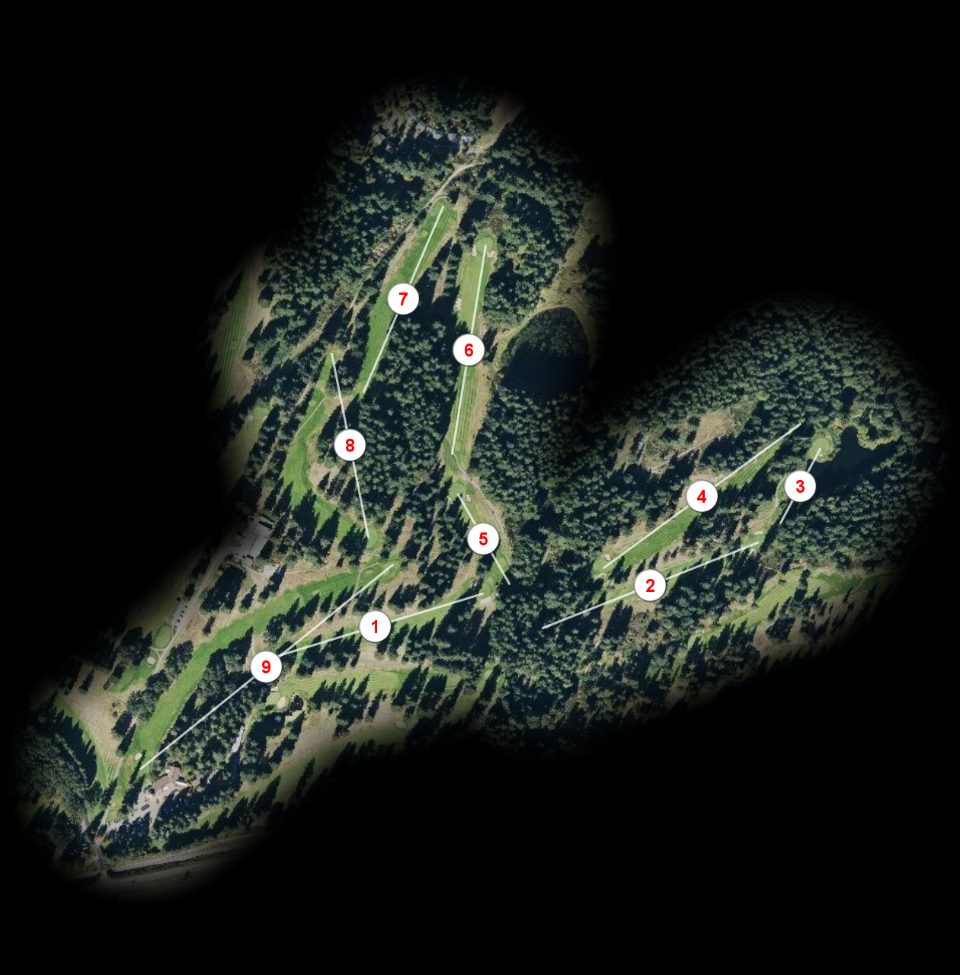Blue nine at Eagles Pride Golf Club