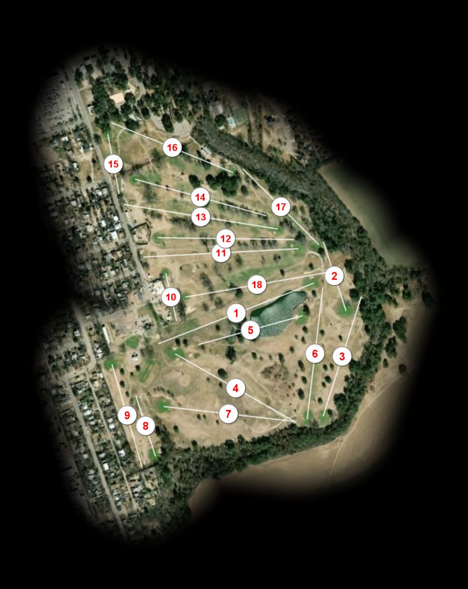 Uvalde Memorial Park Golf Club course overview