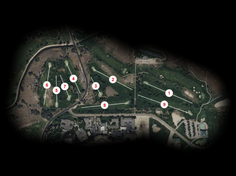 Wee 9 at Ridgecrest Golf Club course overview