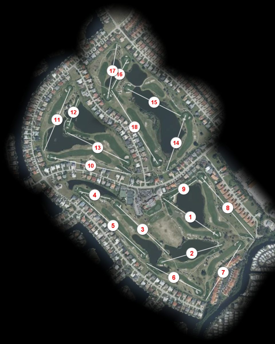 Twin Isles Country Club course overview