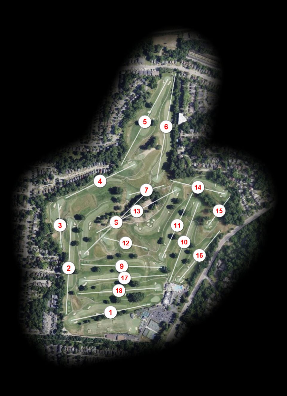 Hyde Park Golf & Country Club course overview