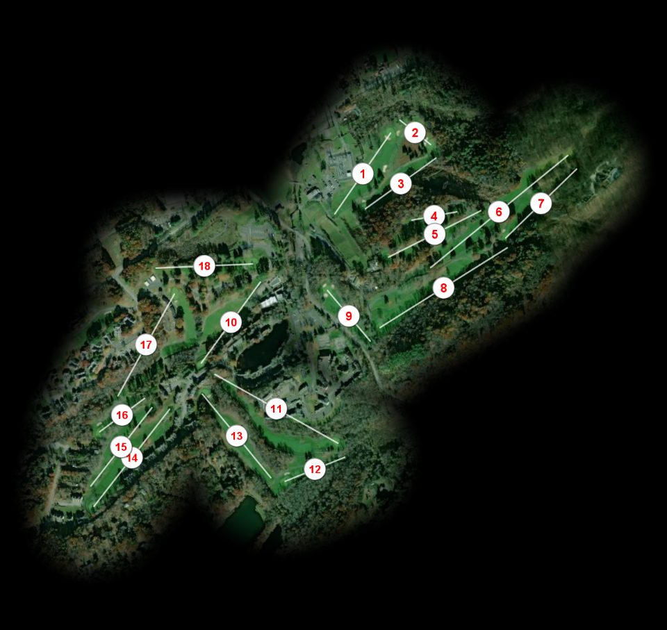 Fernwood Hotel & Resort Pocono Hills course overview