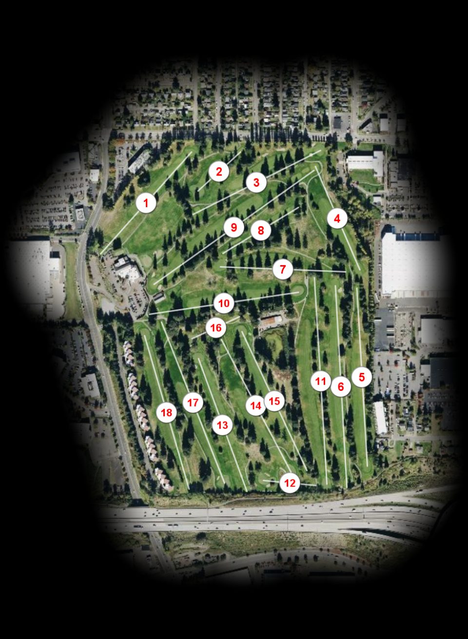 Allenmore Public Golf Course course overview