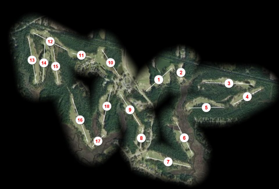 Shell Landing Golf Club course overview