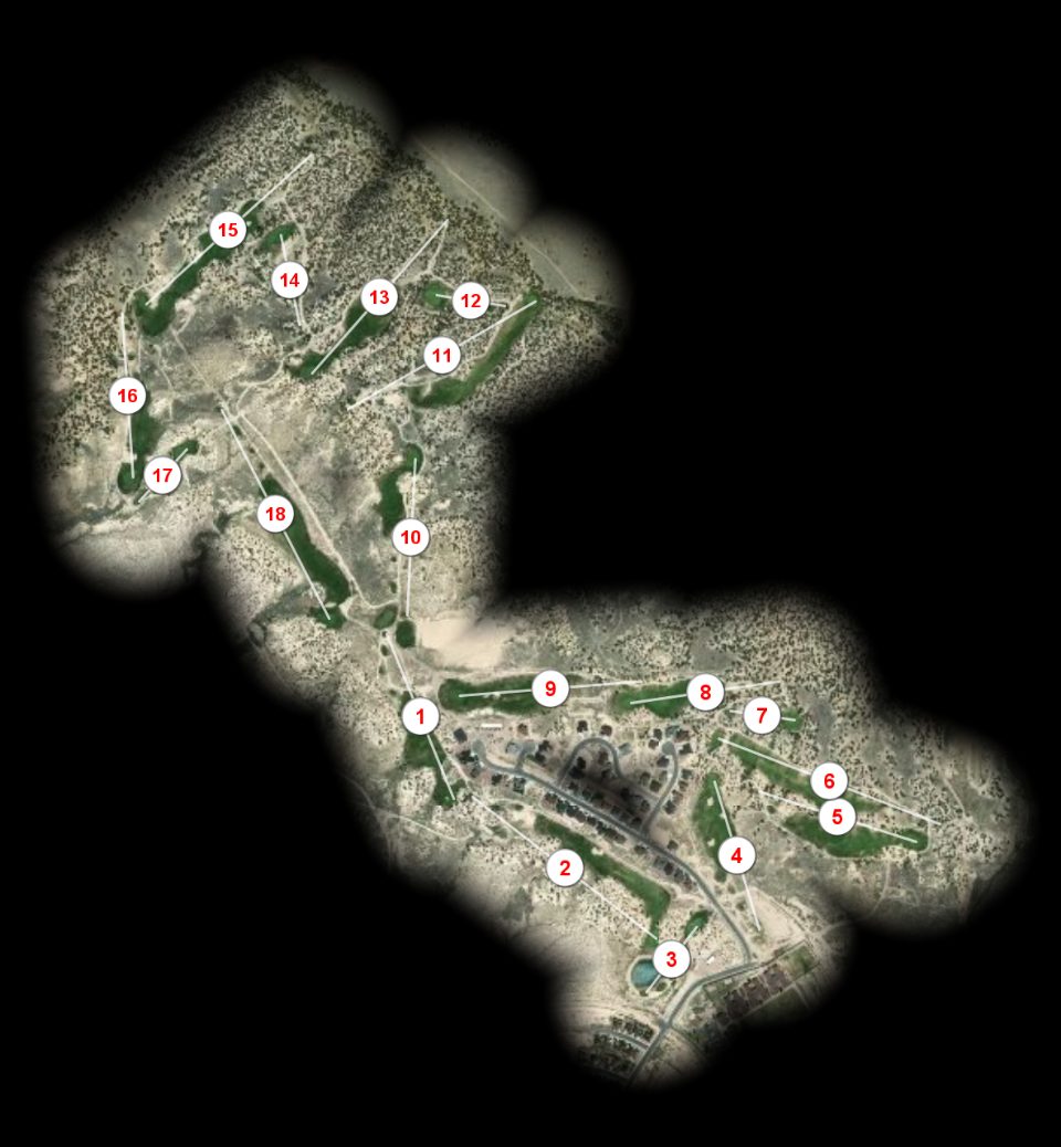 Four Mile Ranch Golf Club course overview