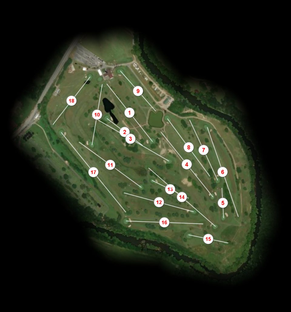 Down River Golf Course course overview