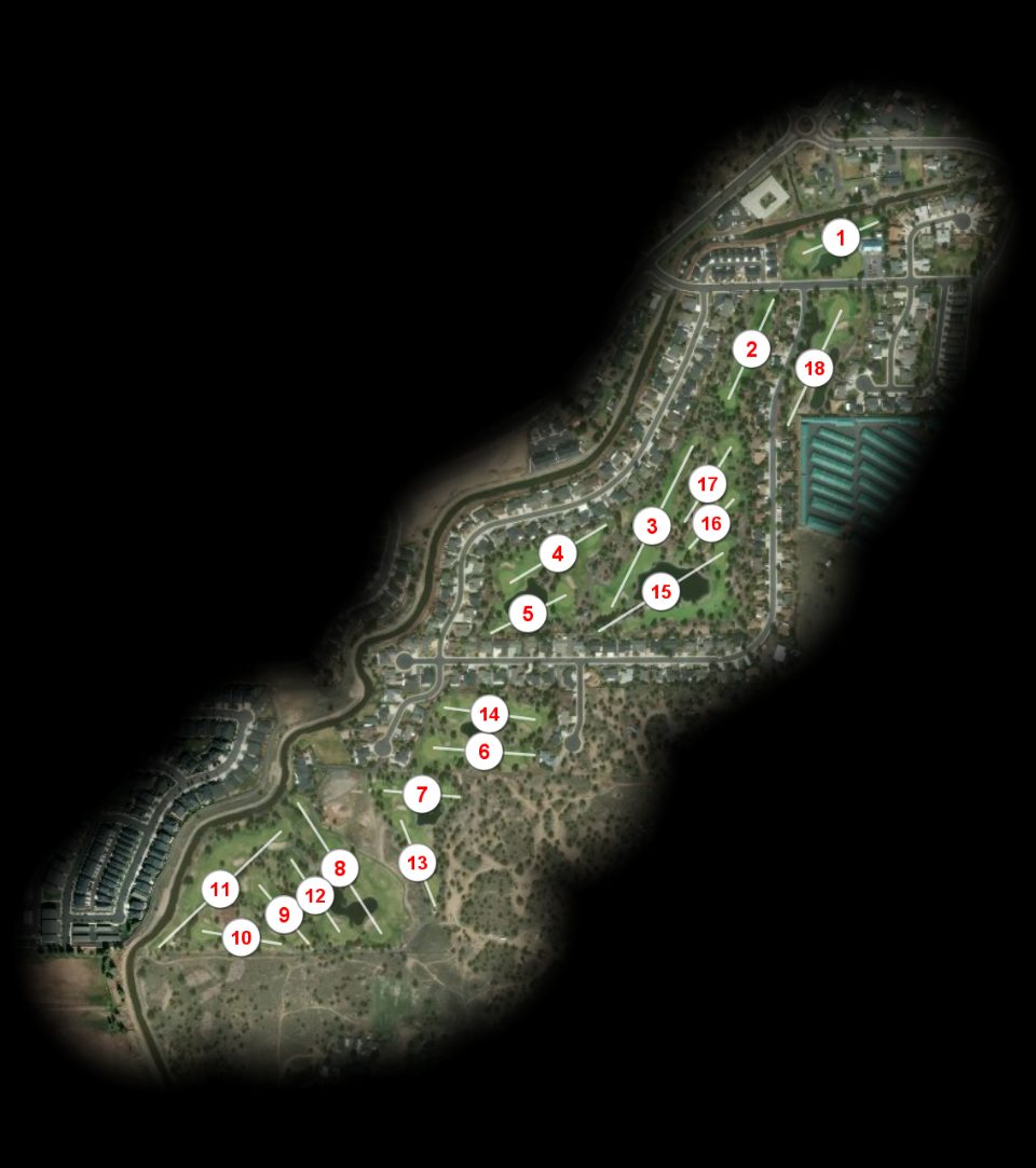 The Greens at Redmond 18 course overview