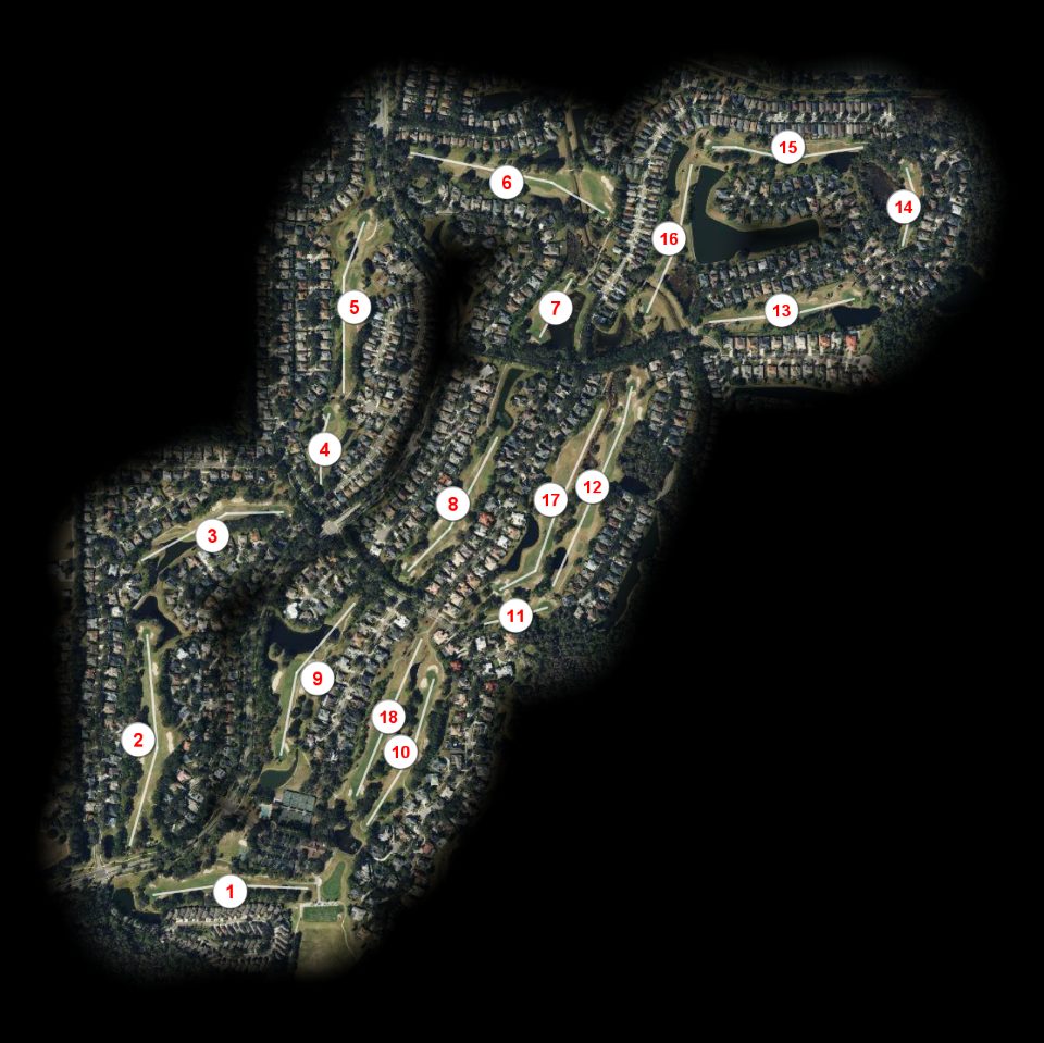River Hills Country Club course overview
