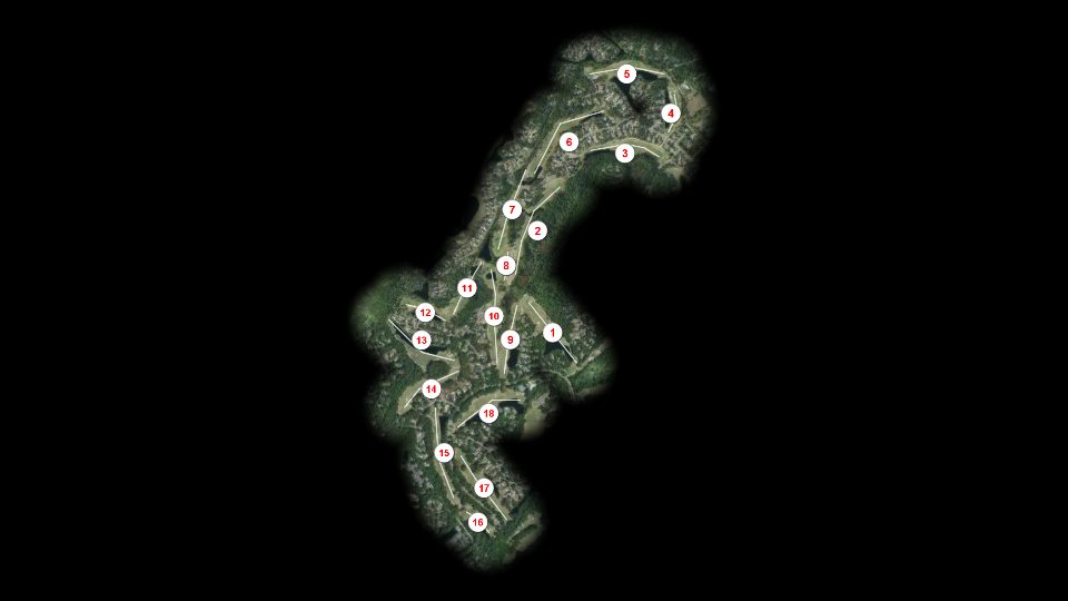 Palmetto Hall Golf and Country Club Cupp course overview