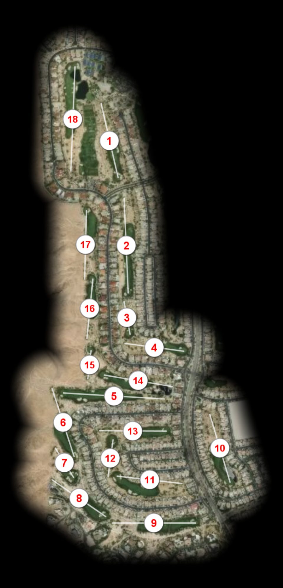 Red Rock Country Club Mountain course overview