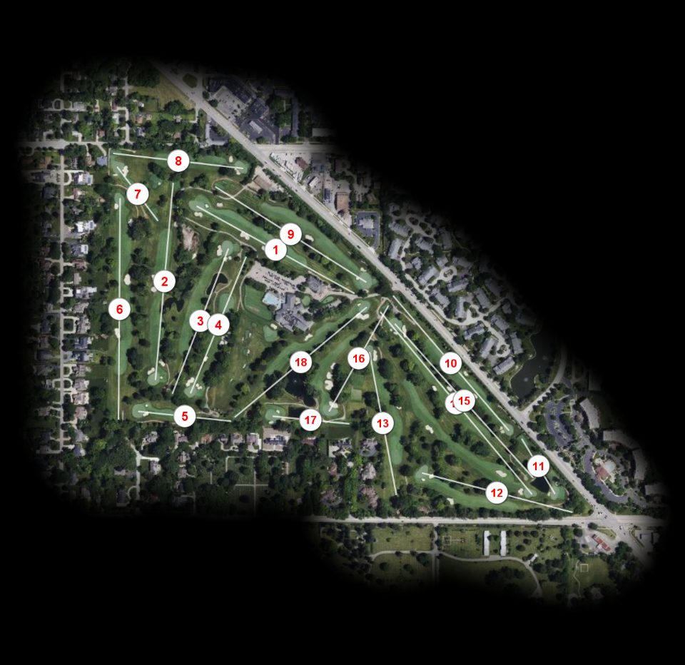 Rolling Green Country Club course overview