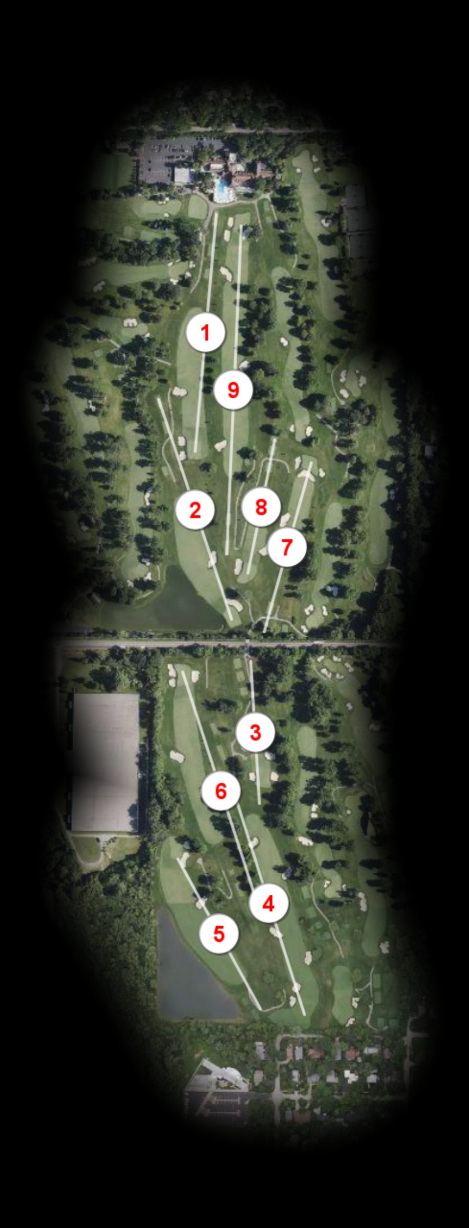 White nine at Northmoor Country Club