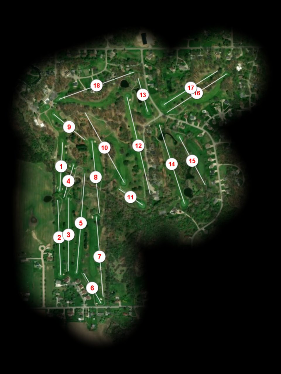 Lake James Golf Club course overview