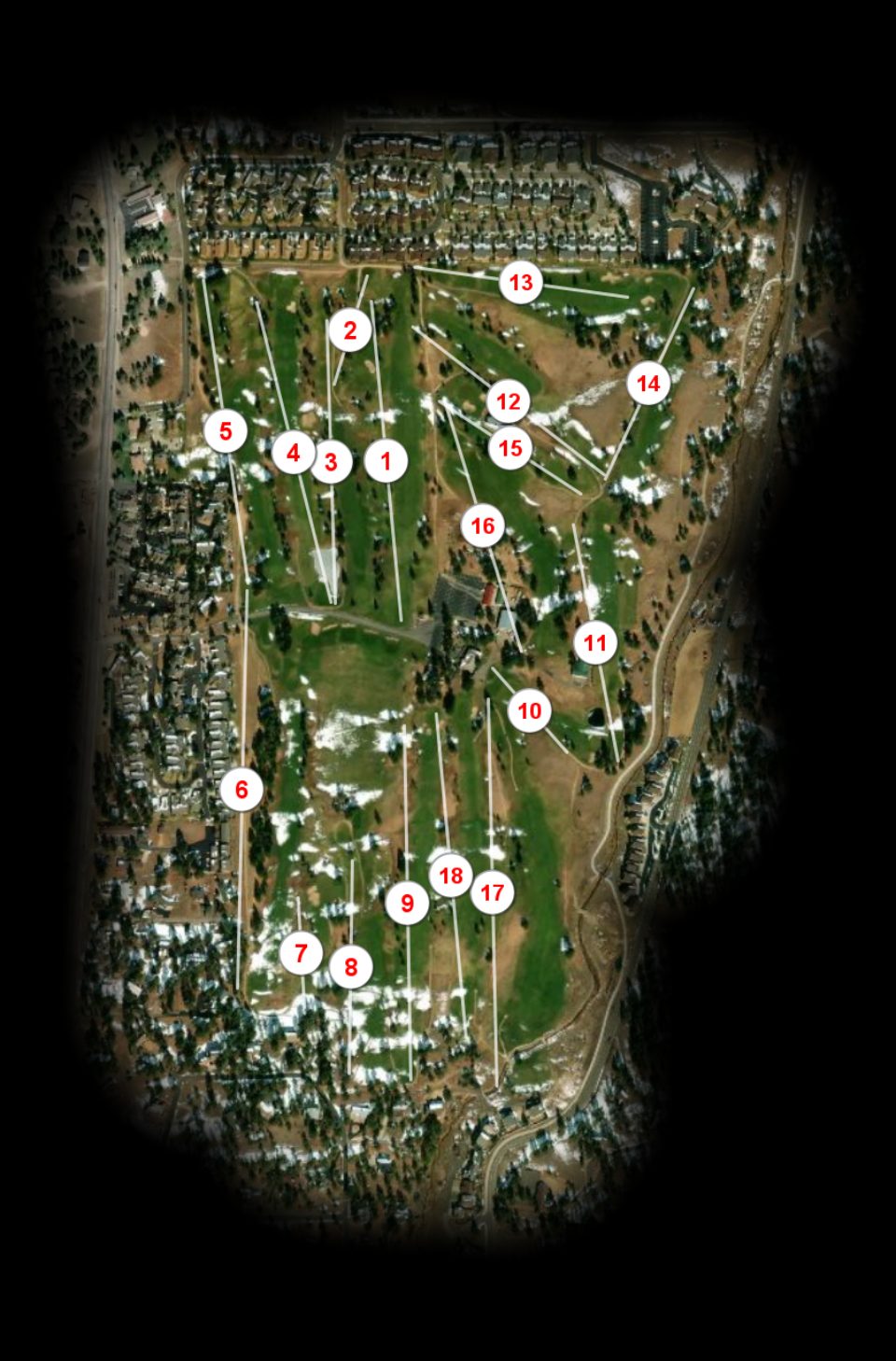 Estes Park Golf Course 18-holes course overview
