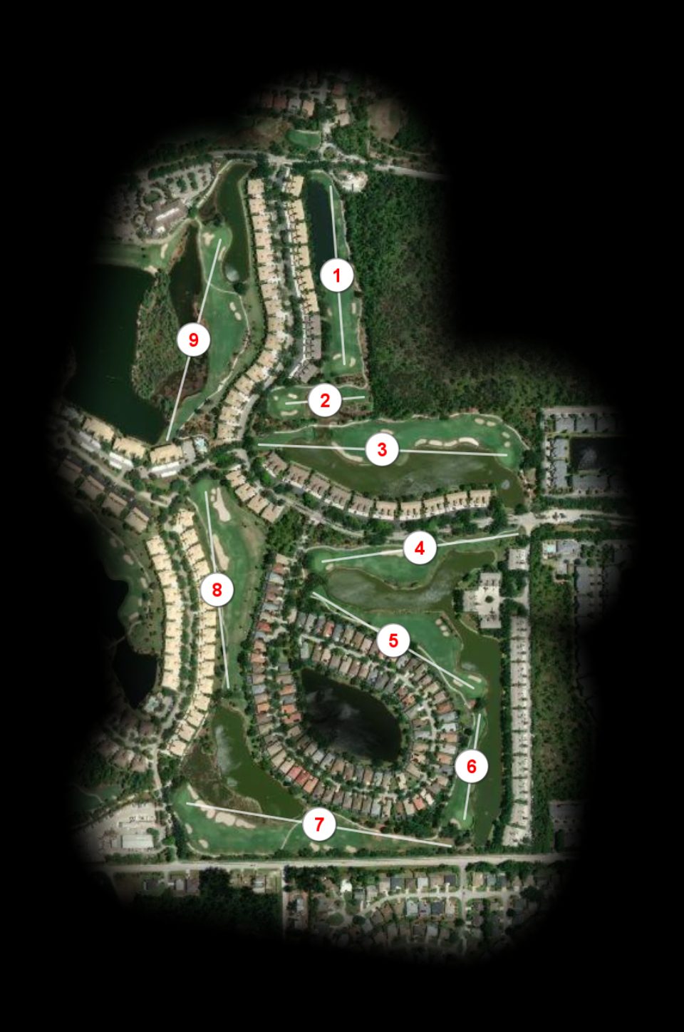 Lakes nine at Pelican Sound Golf & River Club