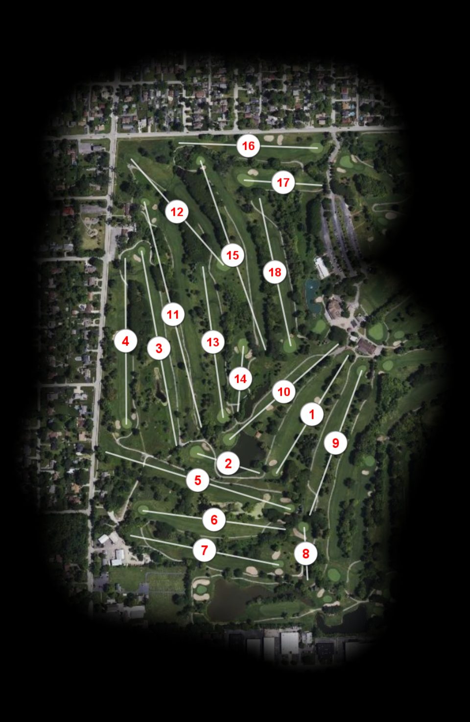 White Pines Golf Club West course overview