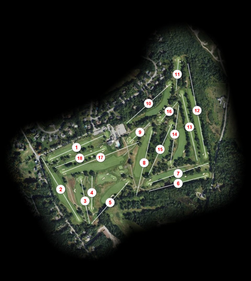 Concord Country Club course overview