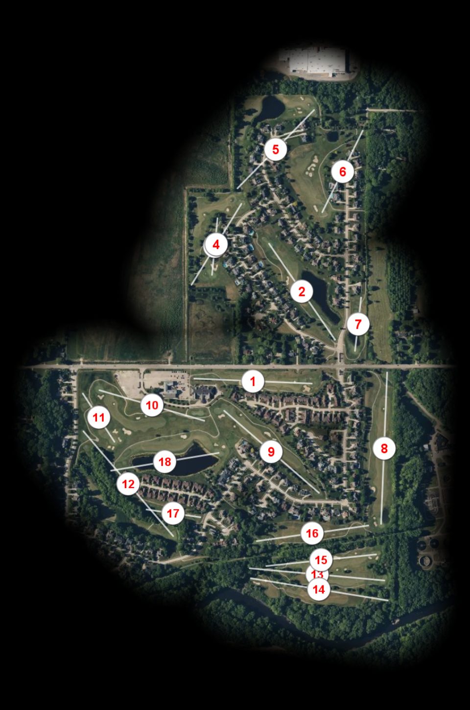 Roses Run Country Club course overview