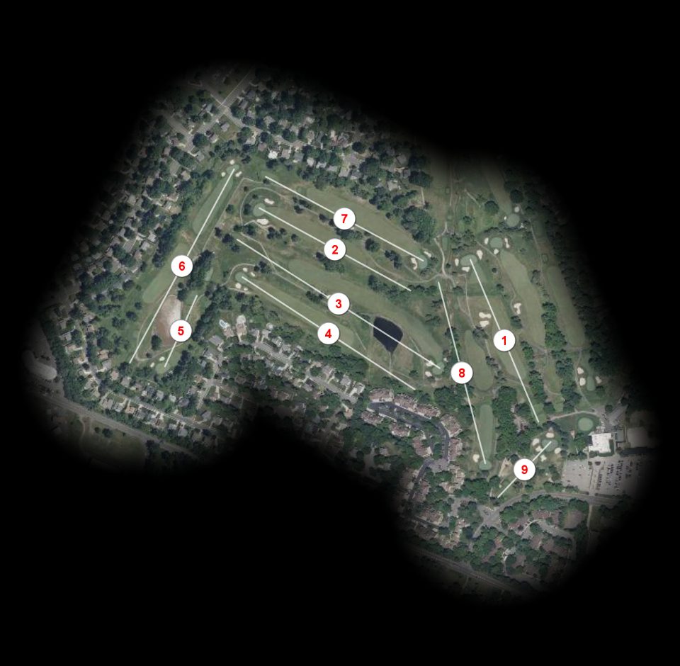 Red nine at Ramblewood Country Club