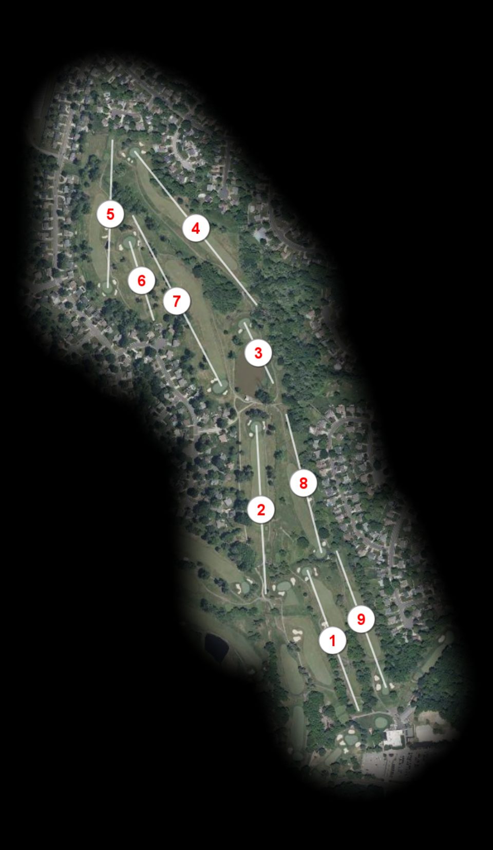 White nine at Ramblewood Country Club