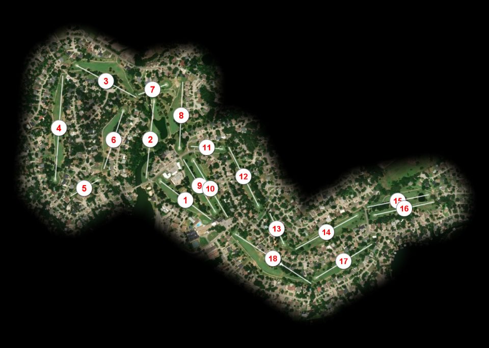 DeCordova Bend Country Club course overview