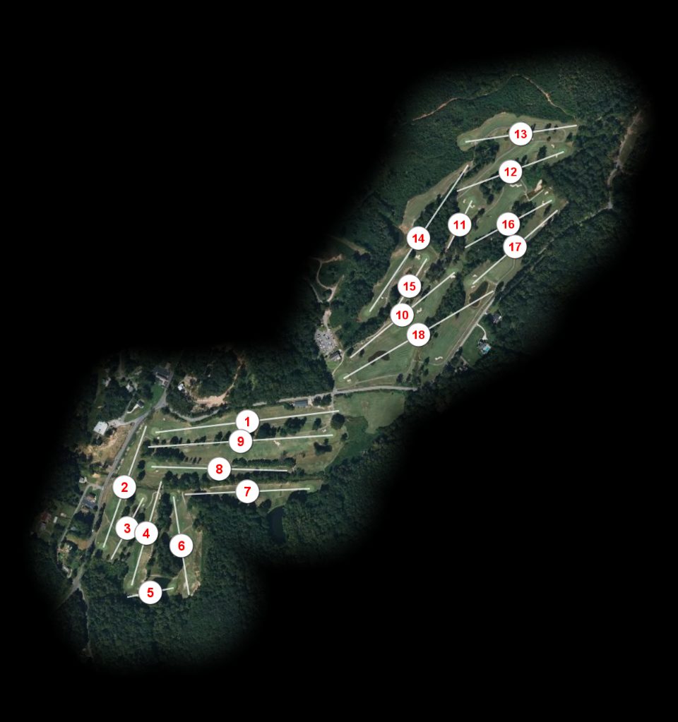 Crowders Mountain Golf Club course overview