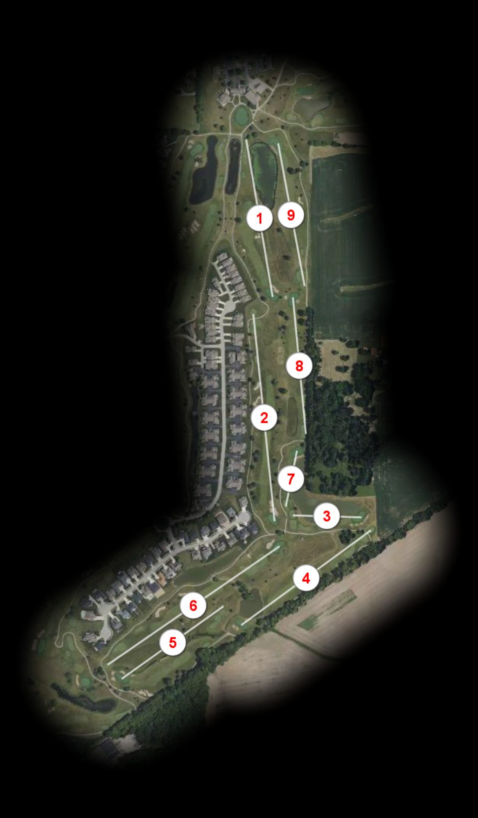 Middle nine at The Legends Golf Club