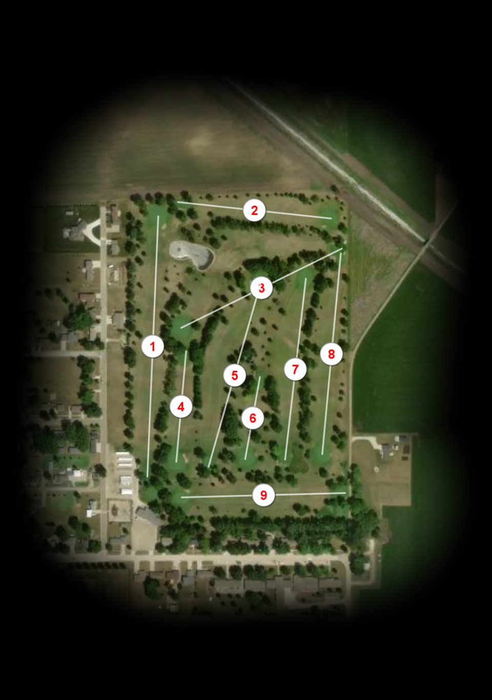 North Kossuth Golf Club course overview
