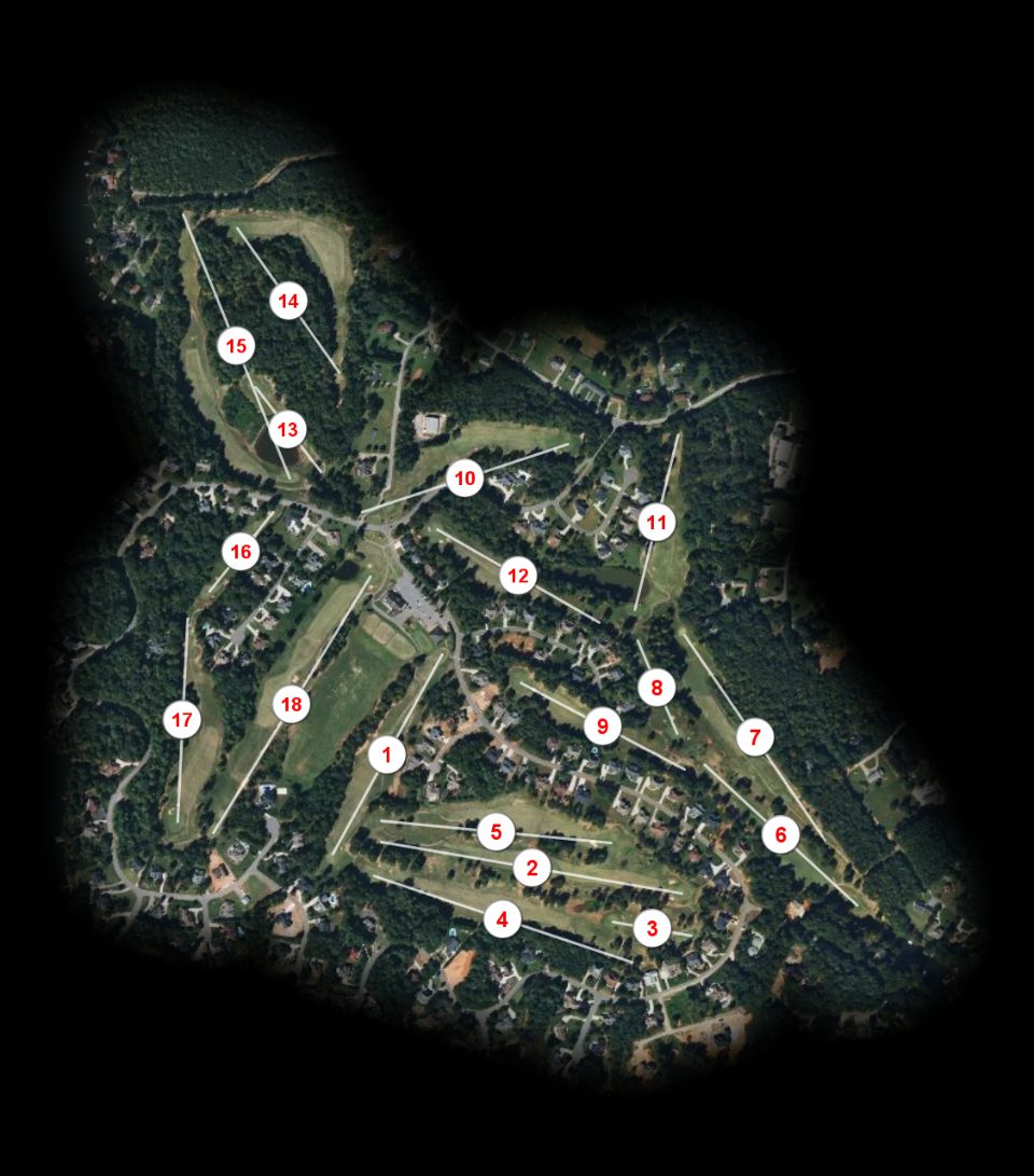 PLAYER’S RIDGE Olivers Landing course overview