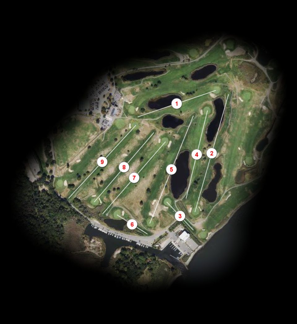 White nine at Timber Point Golf Course