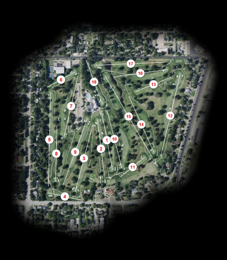 Topeka Country Club course overview